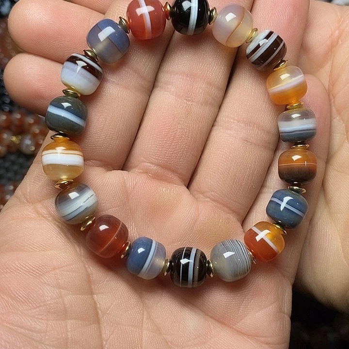 玛瑙/玉髓手链未镶嵌小***Z