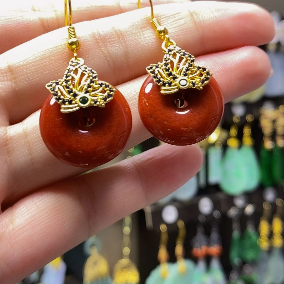 未镶嵌翡翠耳饰翡翠