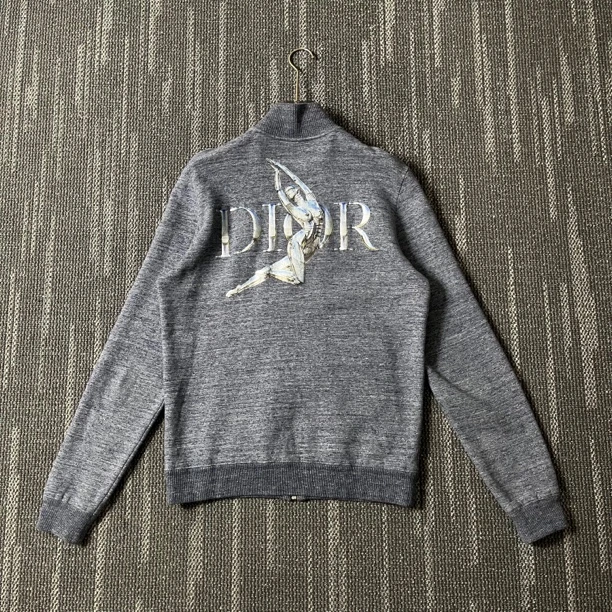 99新 DIOR/迪奥 联名空山基印花拉链外套/L码/3715