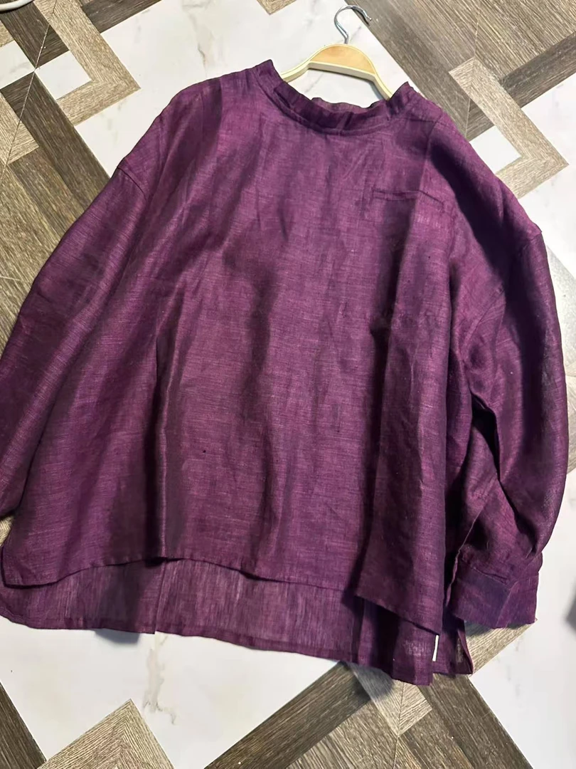 YJJ亚麻上衣（国际快递）请勿自行下单（手工制作默认微瑕）