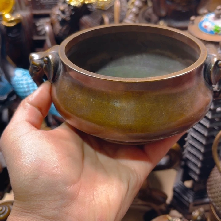 铜器摆件收收藏藏