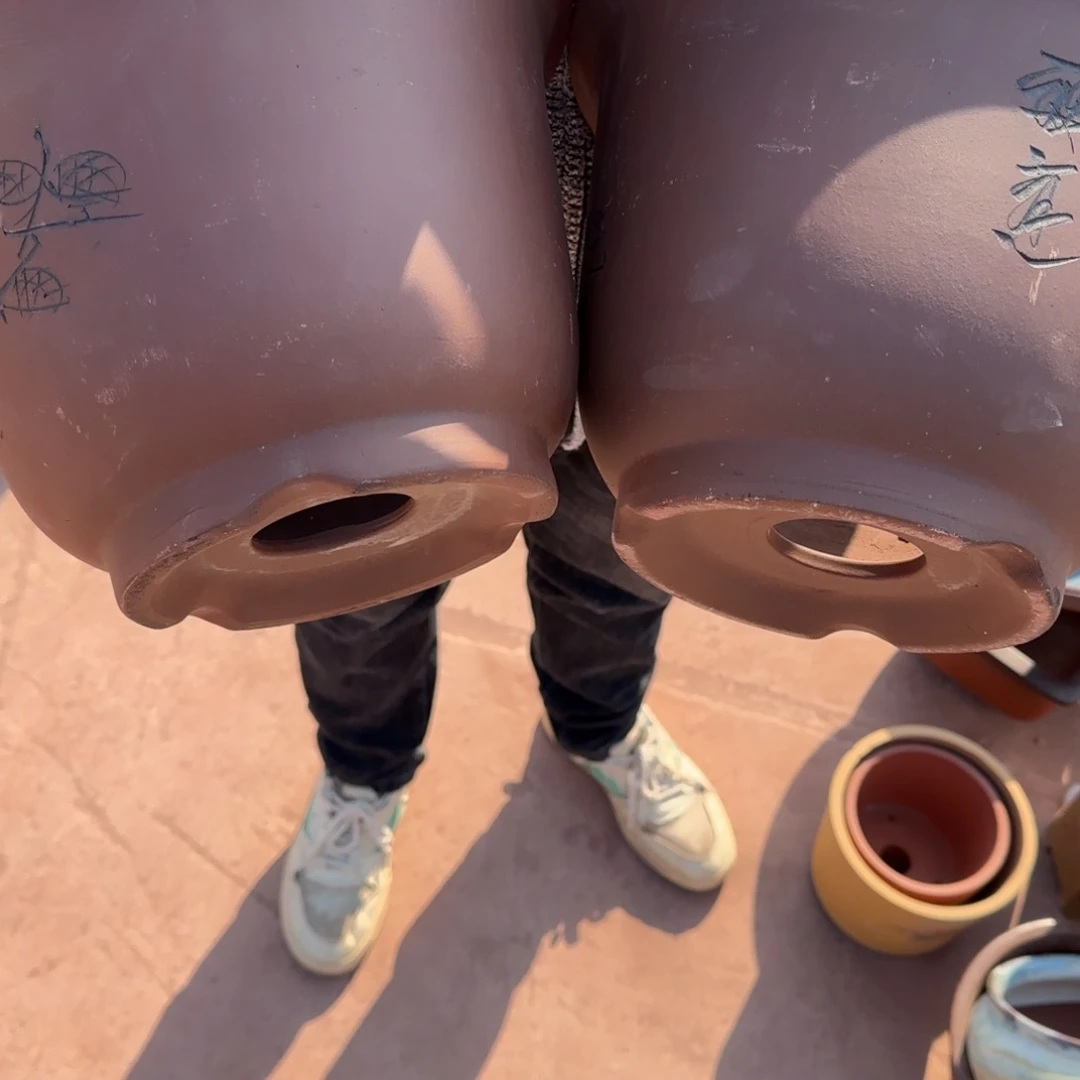 紫砂花盆口径20.15口径