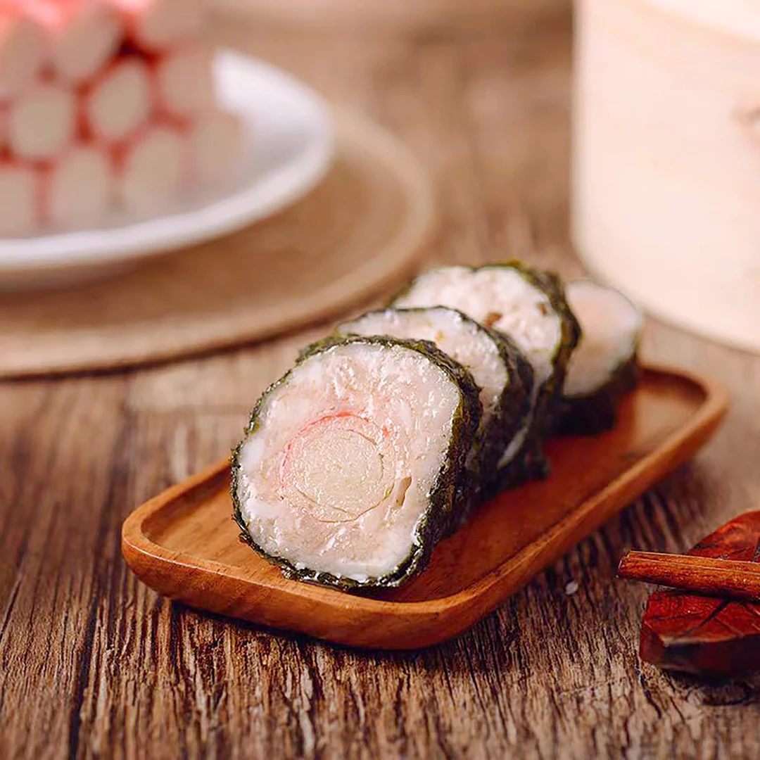 【供港品质】蟹柳紫菜卷玉米紫菜卷广式风味肉卷茶楼点心 20克/个