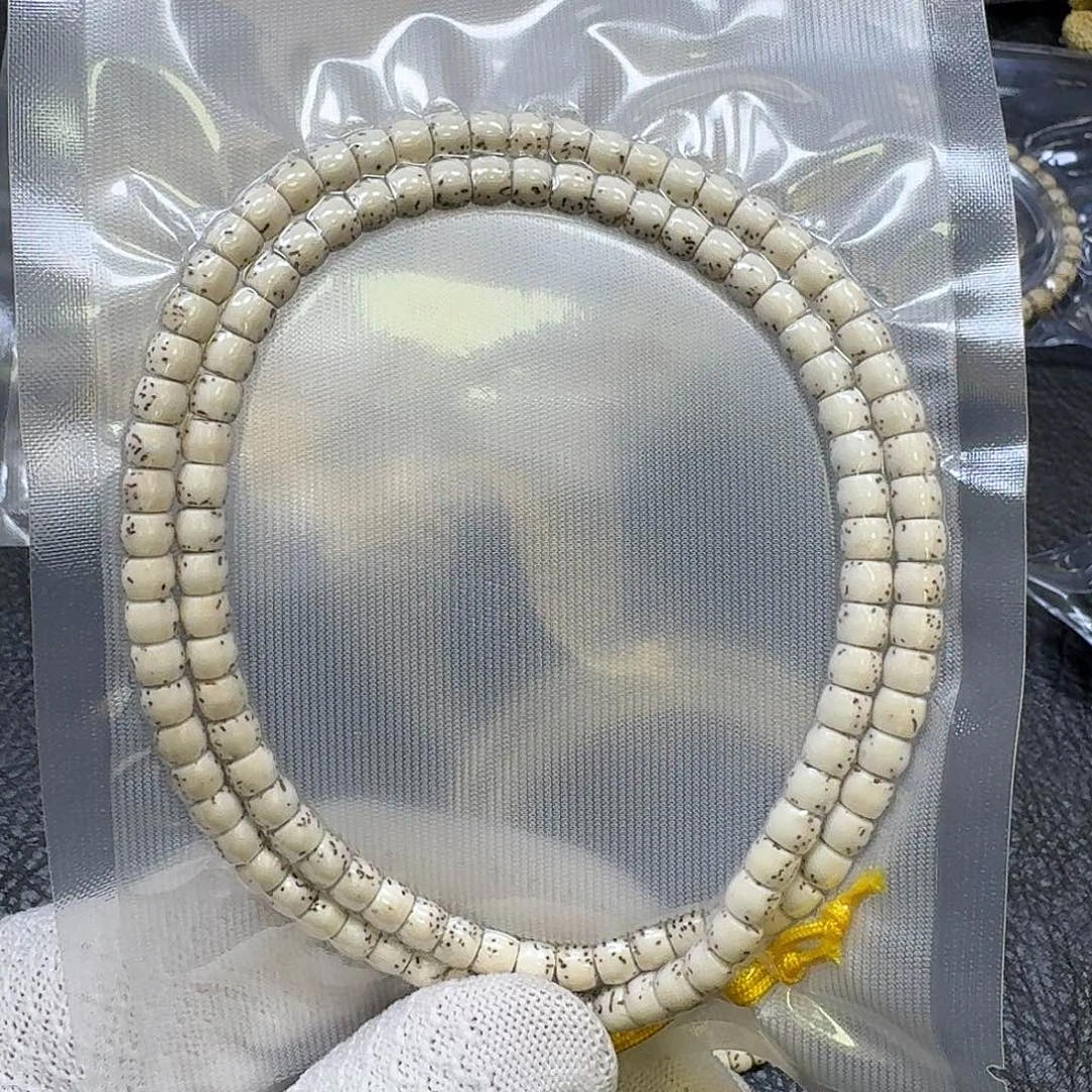 星月菩提手串6*5原生态大留白直切