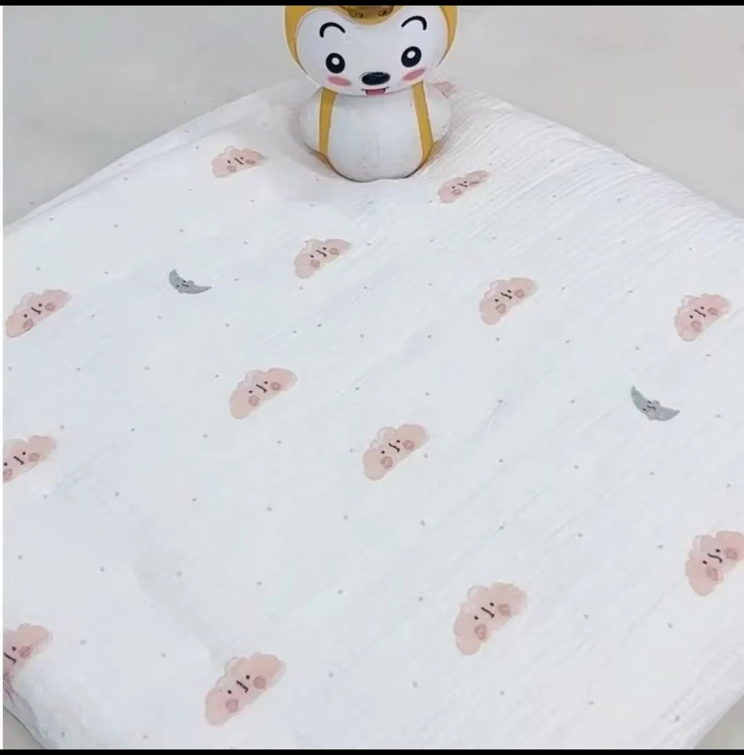 【双层纱双人被】双层纱一级A类面料手工缝制新疆一级长绒棉花被