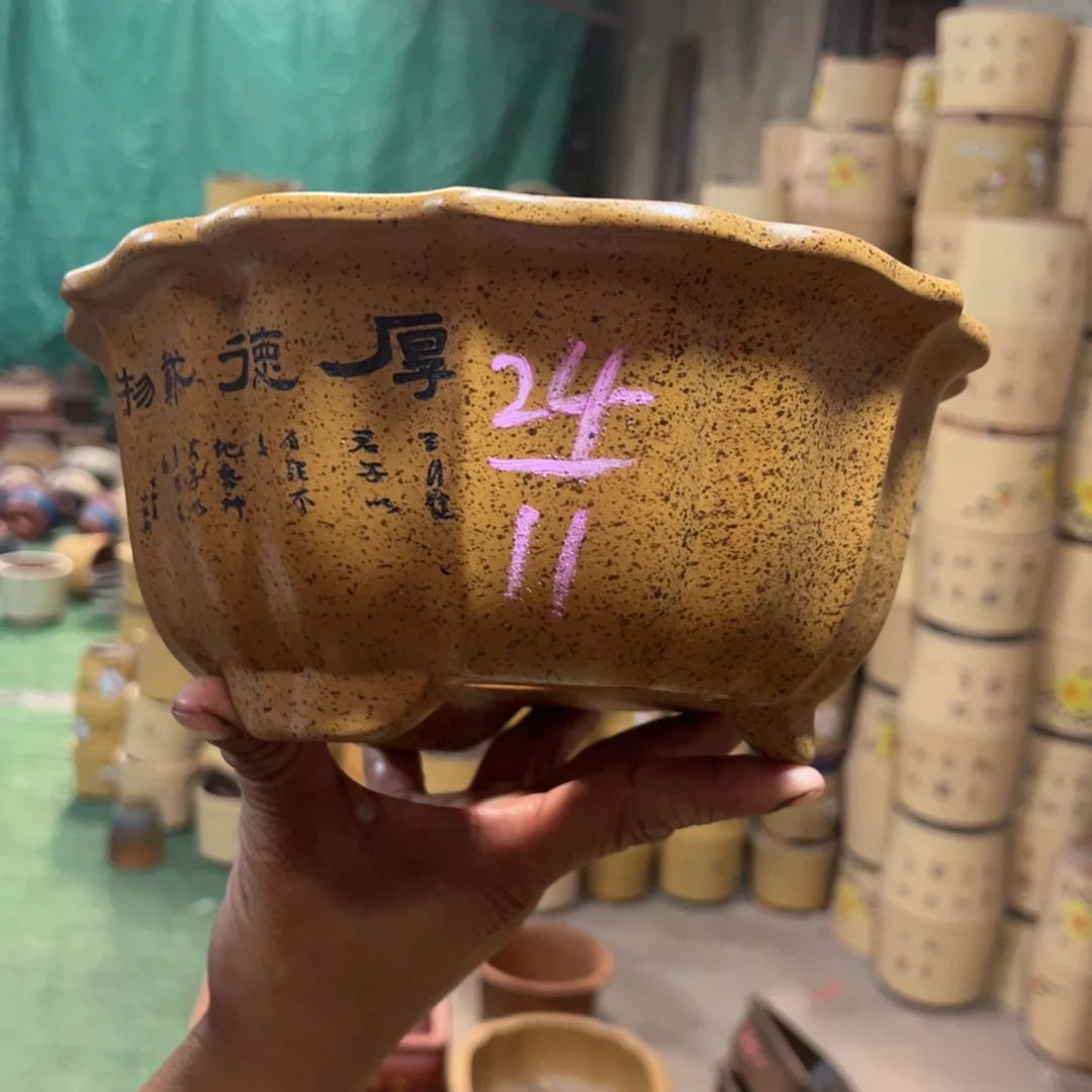 紫砂花盆紫砂花盆