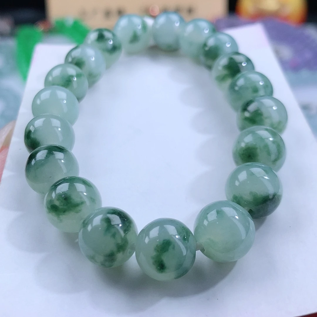 翡翠手链未镶嵌卡10mm