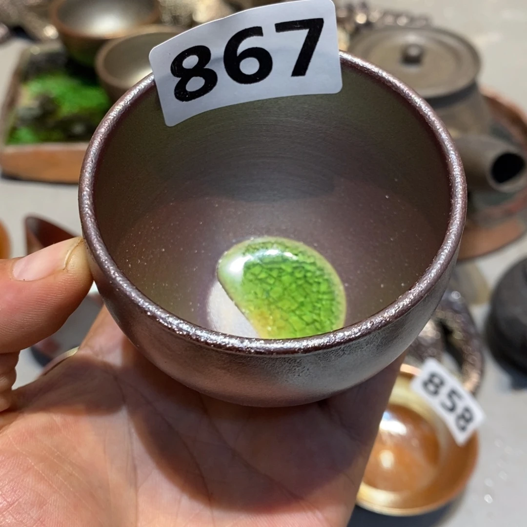 柴烧茶具陶瓷杯子