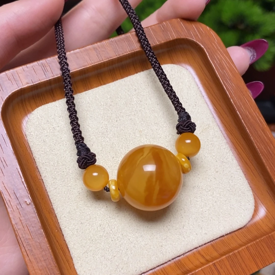 【闪购商品】蜜蜡颈饰未镶嵌项链