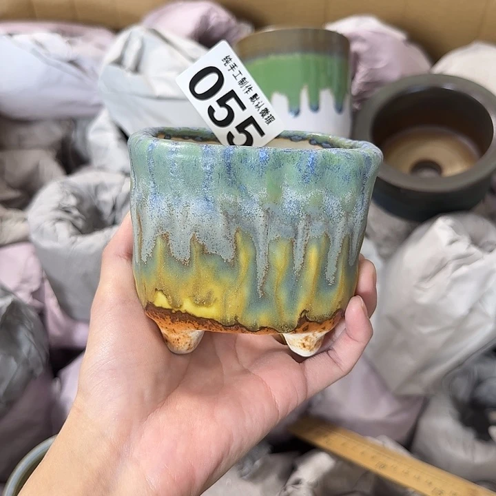 景德镇手工陶瓷盆 口8,5