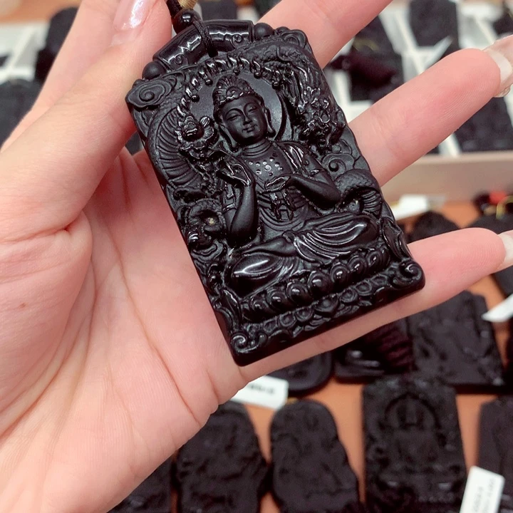 天然缅料a货钢琴黑特色题材挂件