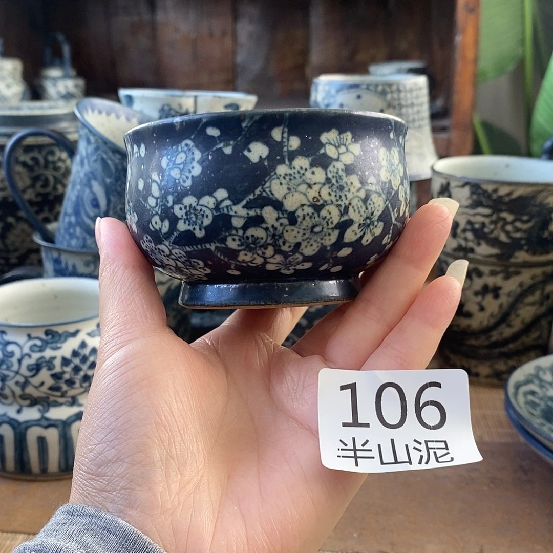 手工手绘青花高温陶瓷