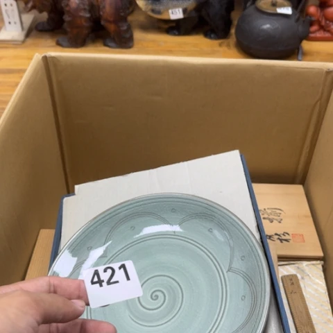 瓷片摆件工艺品瓷器摆件777