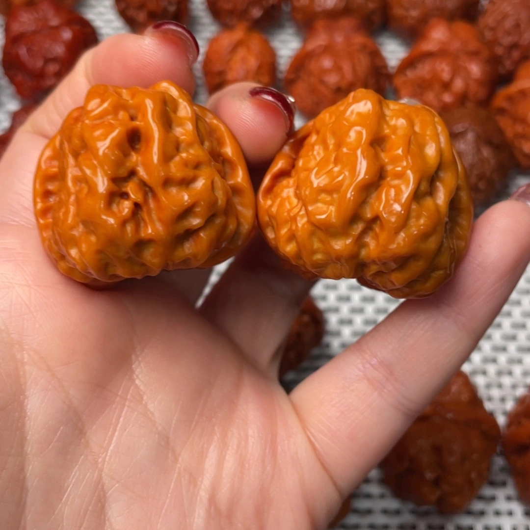 桃核吊坠文玩核桃 手把件 蛤蟆头 36