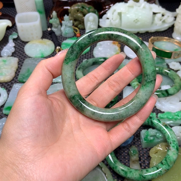 ****谁翡翠未镶嵌挂件清