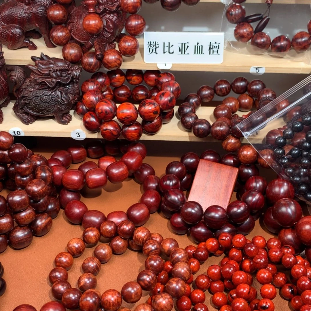 木高品质赞比亚血檀直播间
