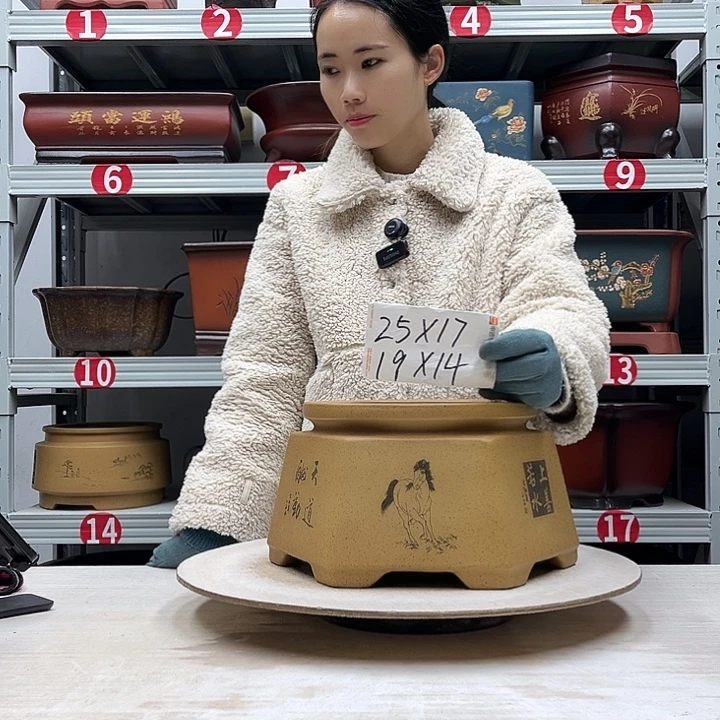 紫砂花盆紫砂花盆