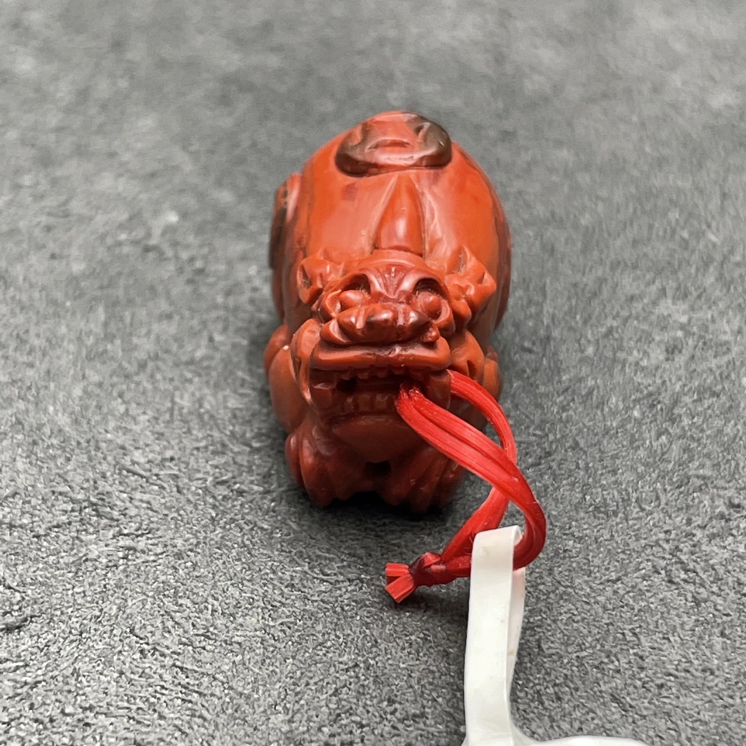 原矿南红包浆貔恘长23mm宽14mm高15.5mm