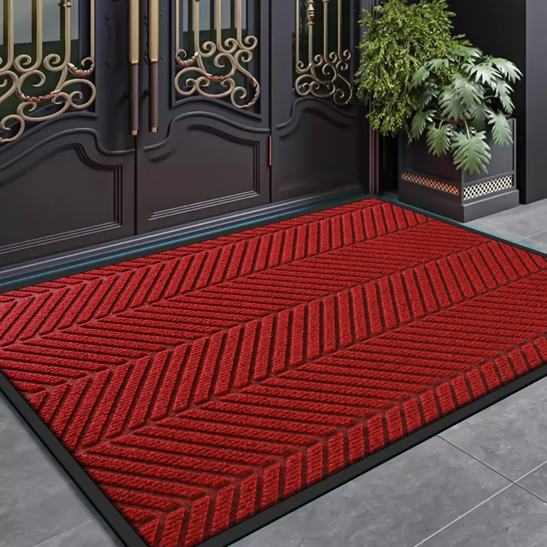 轮胎纹大门口地垫别墅门口垫商用入门脚垫饭店酒店防滑除尘地毯
