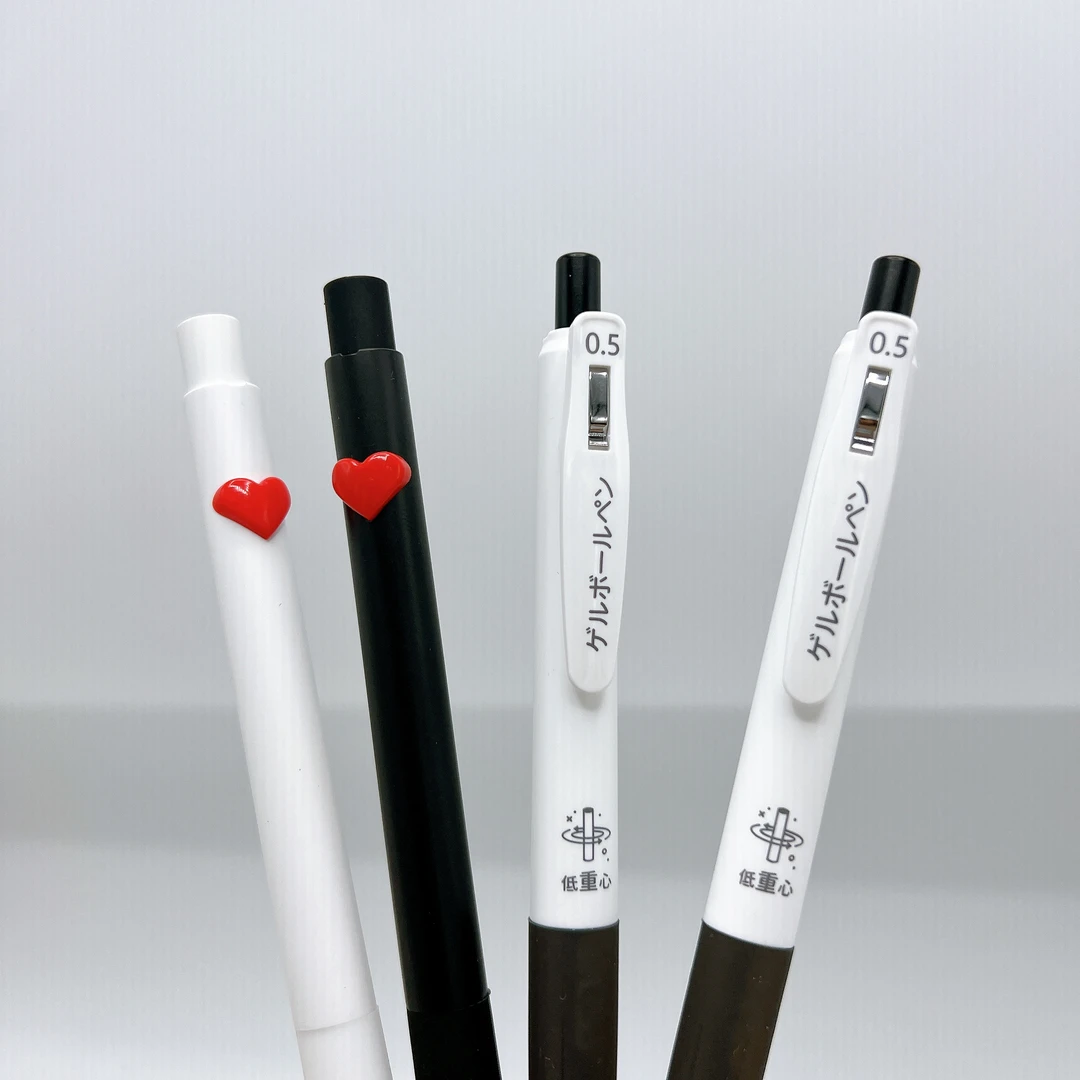 【4支】富士岛低重心8007发2支-送德尔施2支知心中性笔
