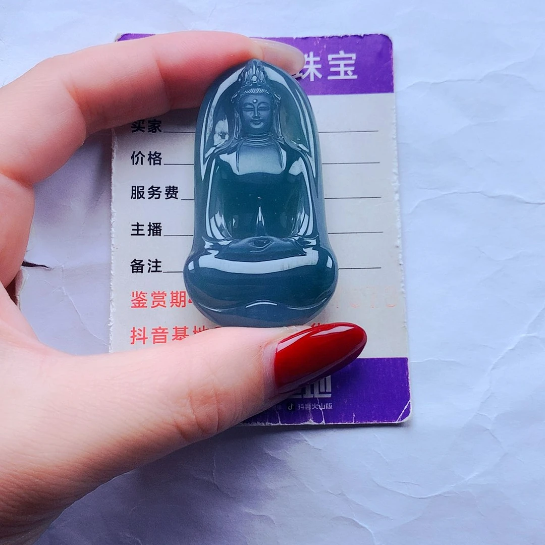 @***9翡翠未镶嵌颈饰纯天然Ａ货翡翠，挂件
