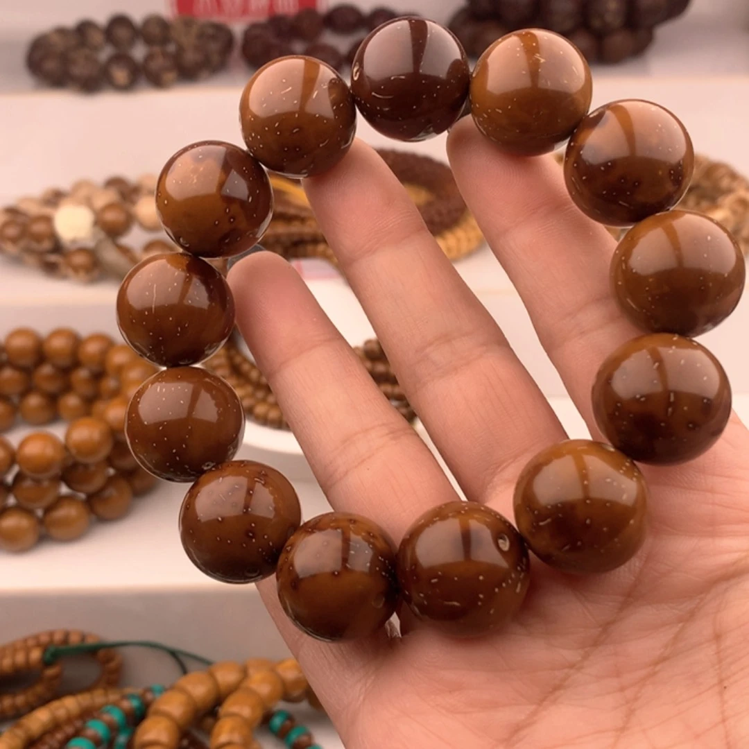 【闪购商品】紫金鼠手串半实心光珠练手款18