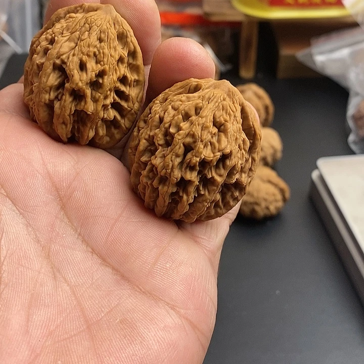 核桃文玩核桃，麦穗虎头