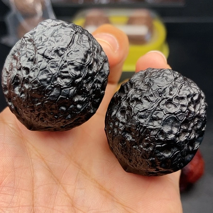 【闪购商品】把件文玩核桃38尺蛇皮元宝