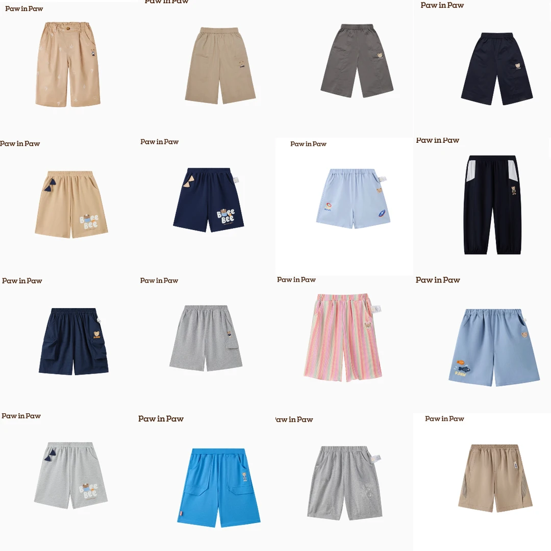 【五分七分裤集合】夏季男童宝宝休闲裤运动牛仔卡通薄款宽松短裤