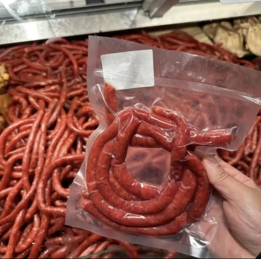 许昌超市代购 自营小甜肠真空包装标签保质期一天