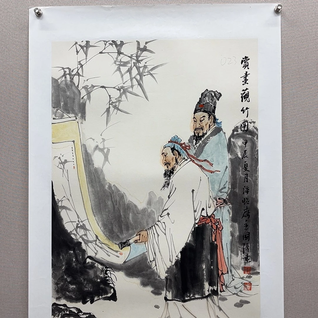 国画艺术家真人手绘