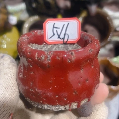 粗陶花盆手工花盆