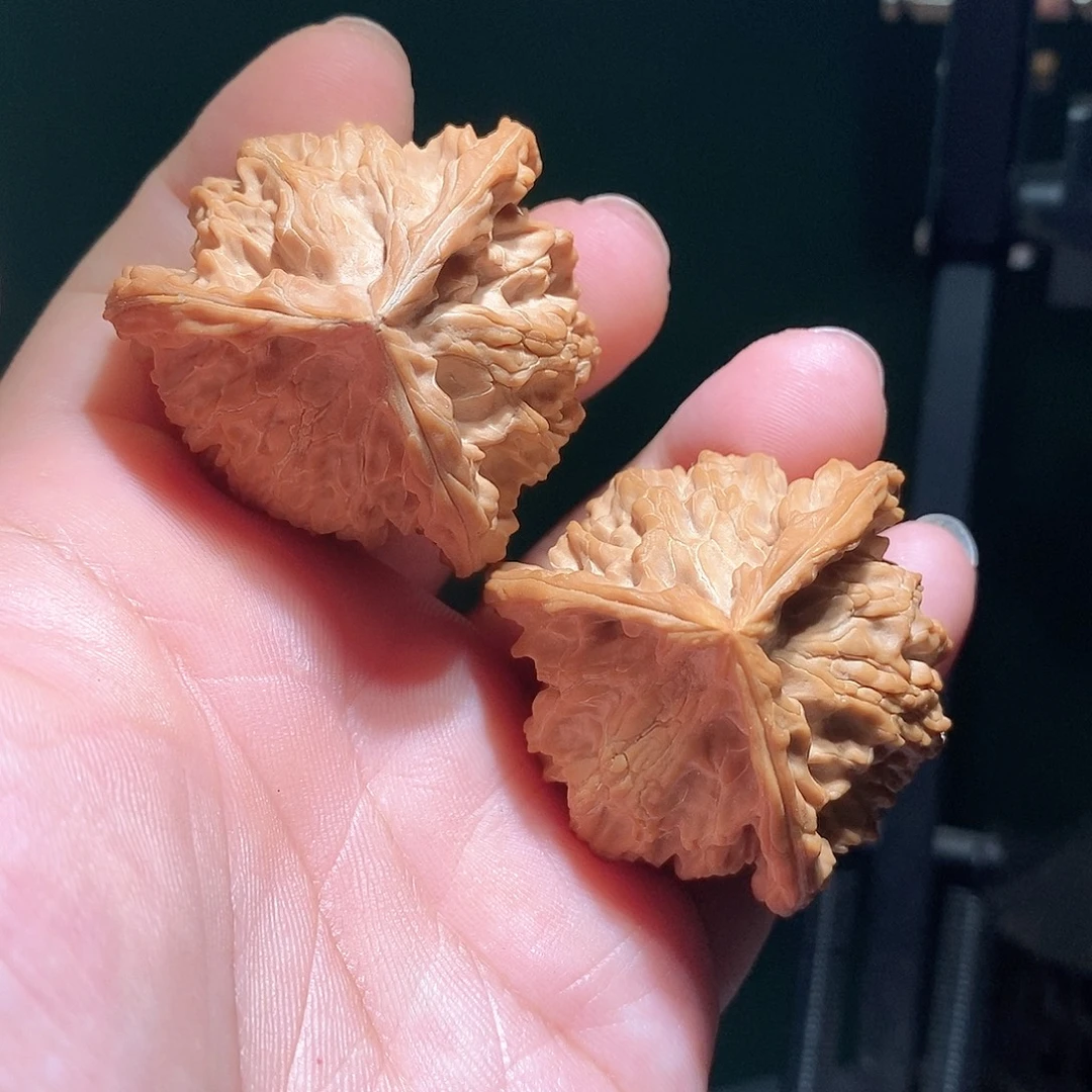 把件文玩核桃44.8盘山三棱