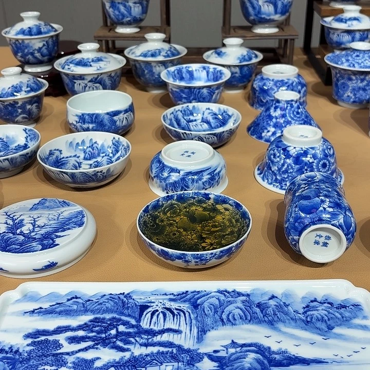 宁***远景德镇纯手绘公道杯