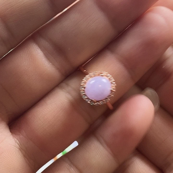 翡翠未镶嵌戒指戒指