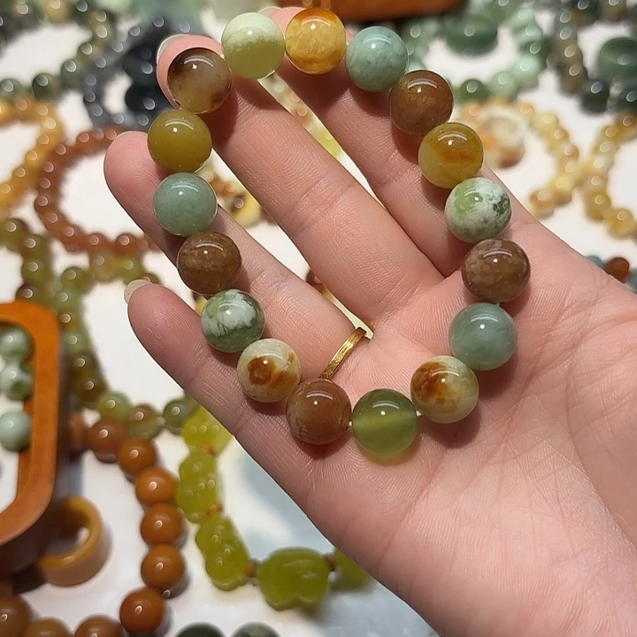 蛇纹石玉未镶嵌手串