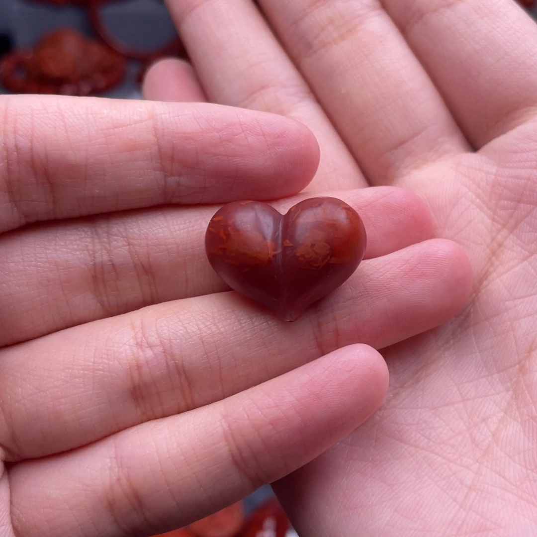 南红玛瑙未镶嵌珠宝奇石屁桃配饰