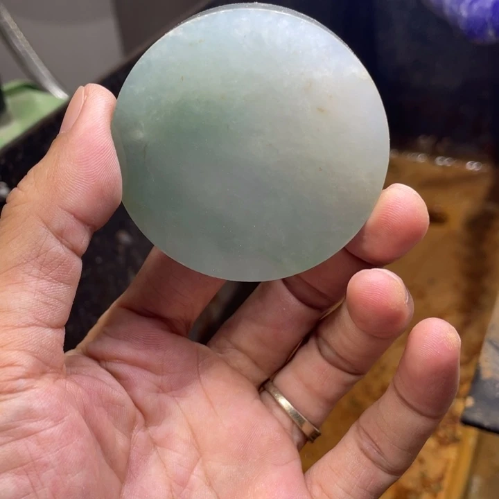 寒***雪定制翡翠未镶嵌边角料