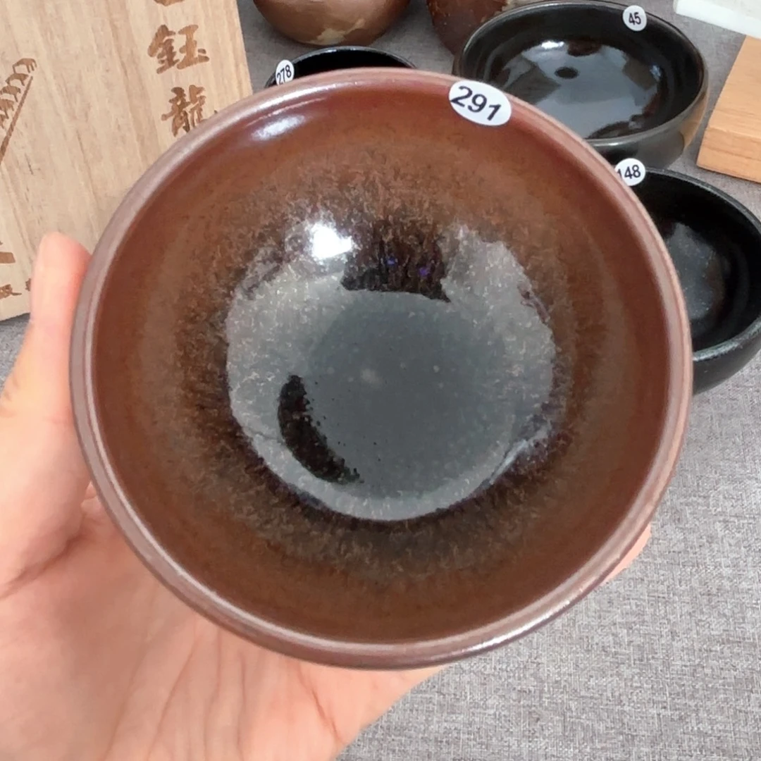 茶盏子衿手工柴烧盏磨底刻字291