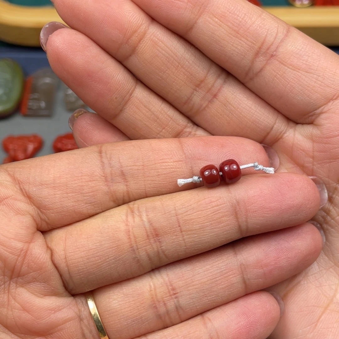 南红玛瑙未镶嵌珠子