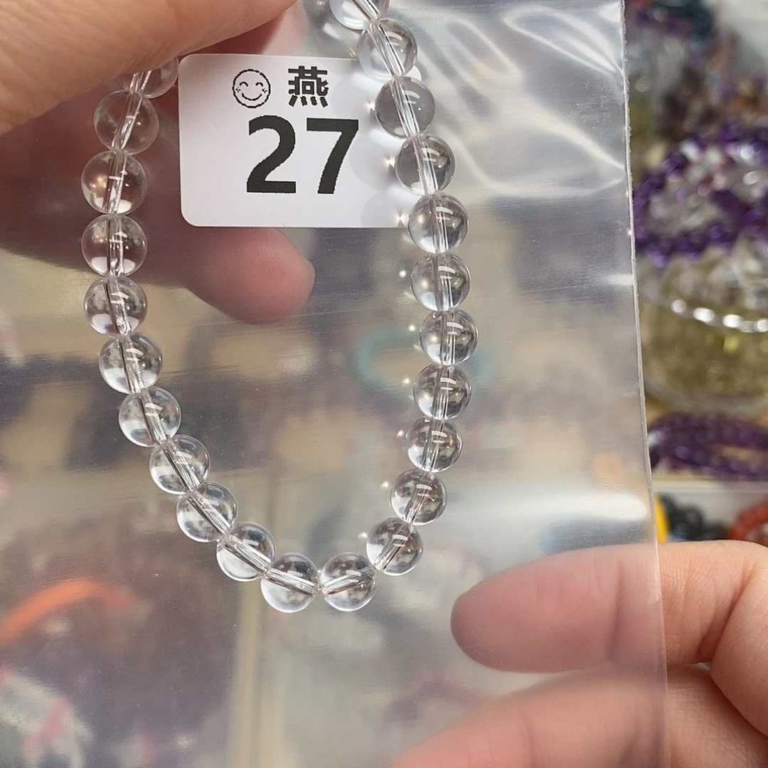 水晶手链未镶嵌多样性发一