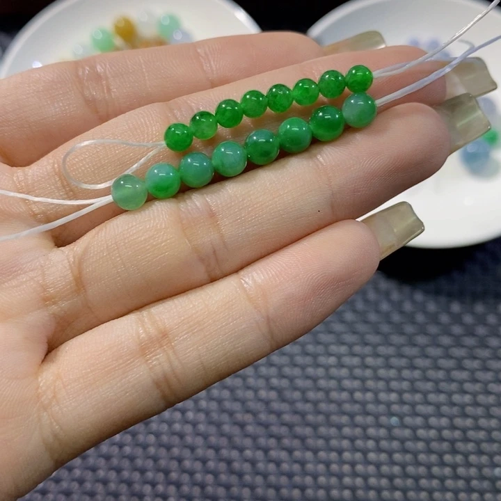 散珠翡翠幽*天然缅甸翡翠