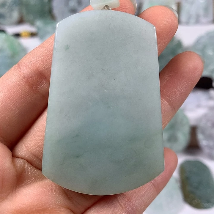 颈饰未镶嵌翡翠无事牌福利