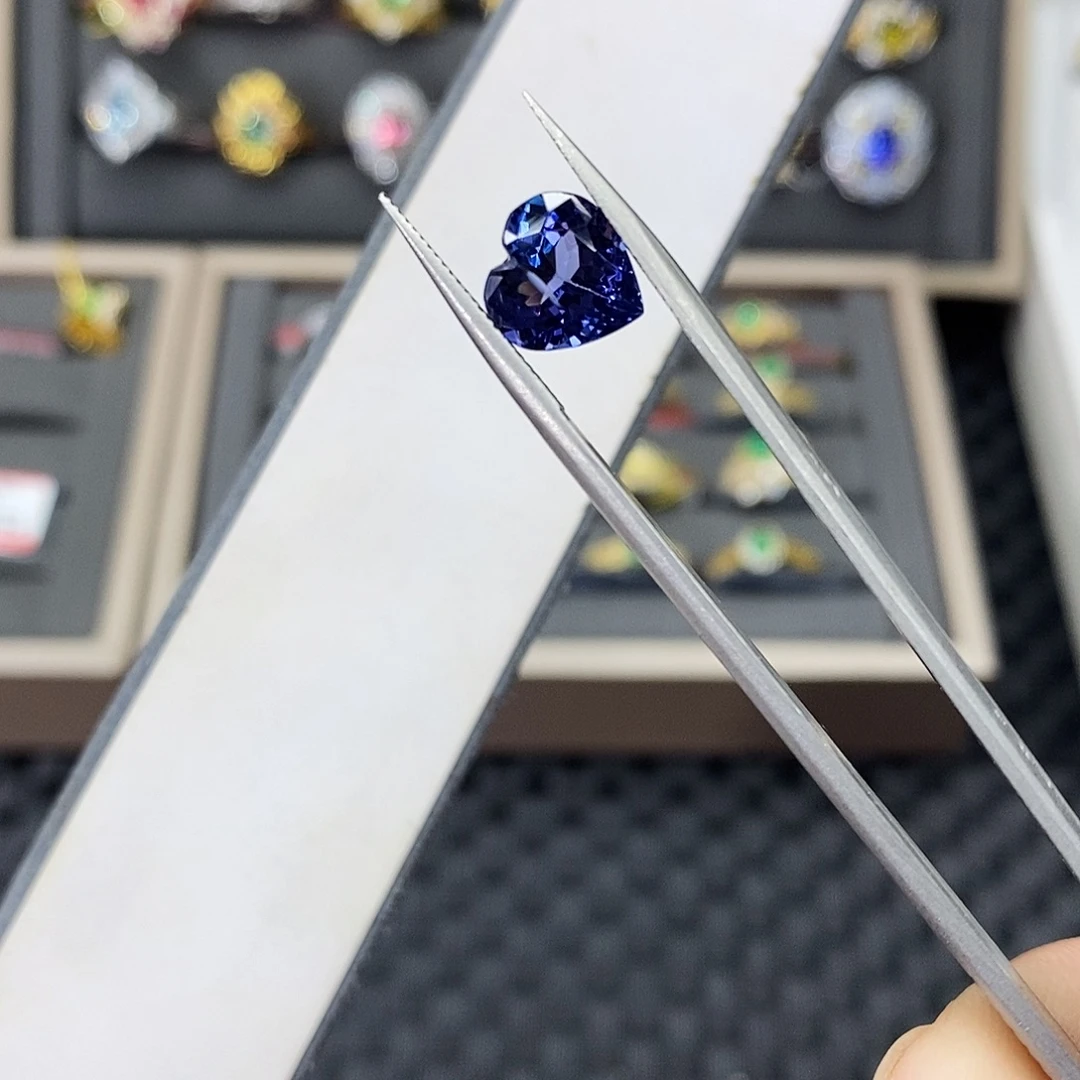 裸石啊坦桑石银S925镶嵌