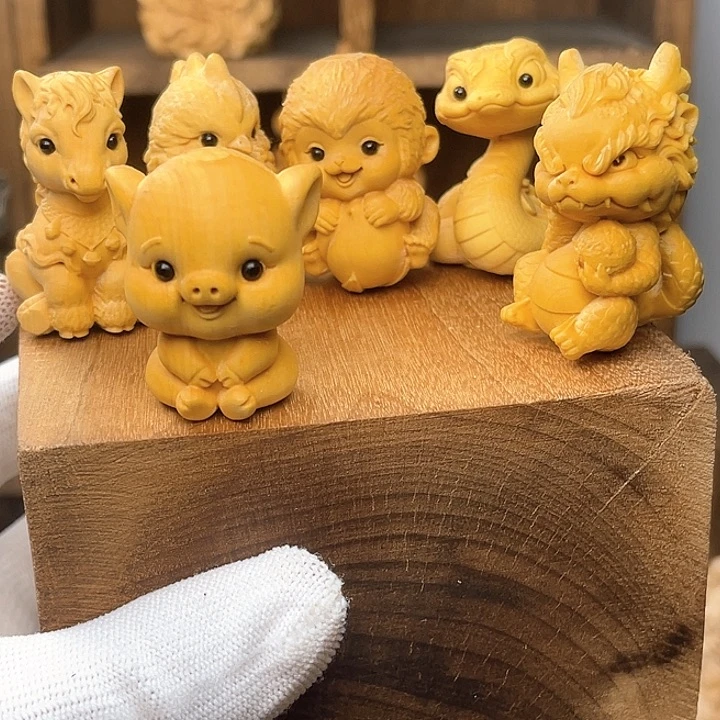 十二生肖一整套十三个摆件