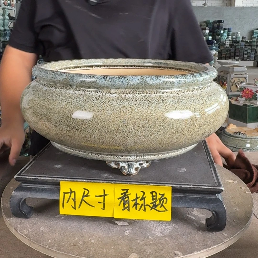 。一风堂石湾花盆 内26*11