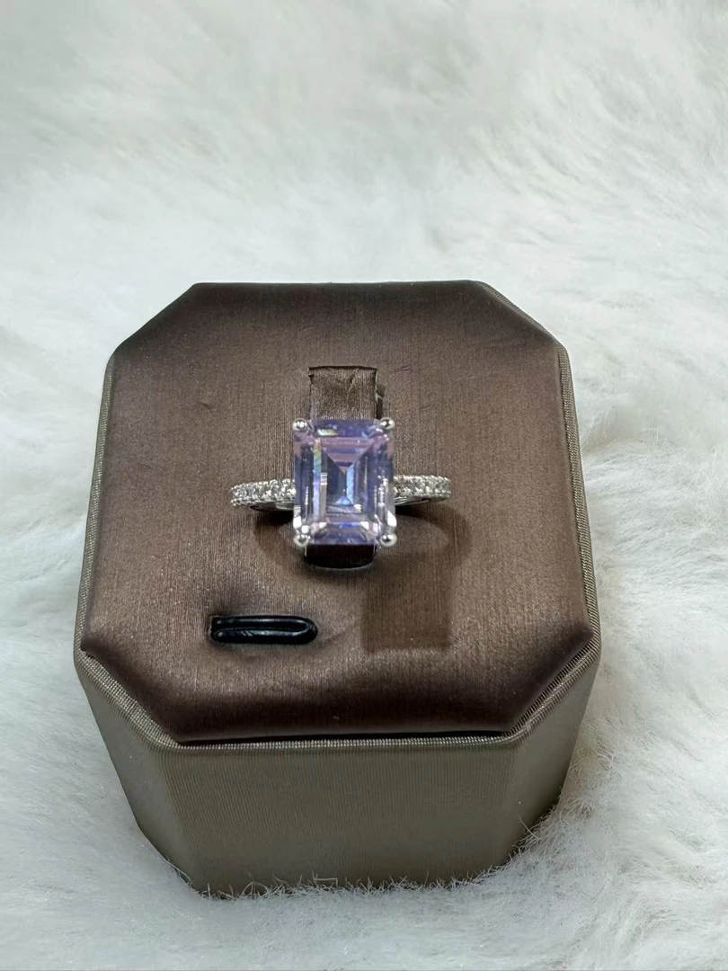 合成经典樱花粉摩根戒指P003