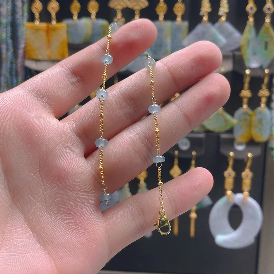 翡翠未镶嵌耳饰翡翠