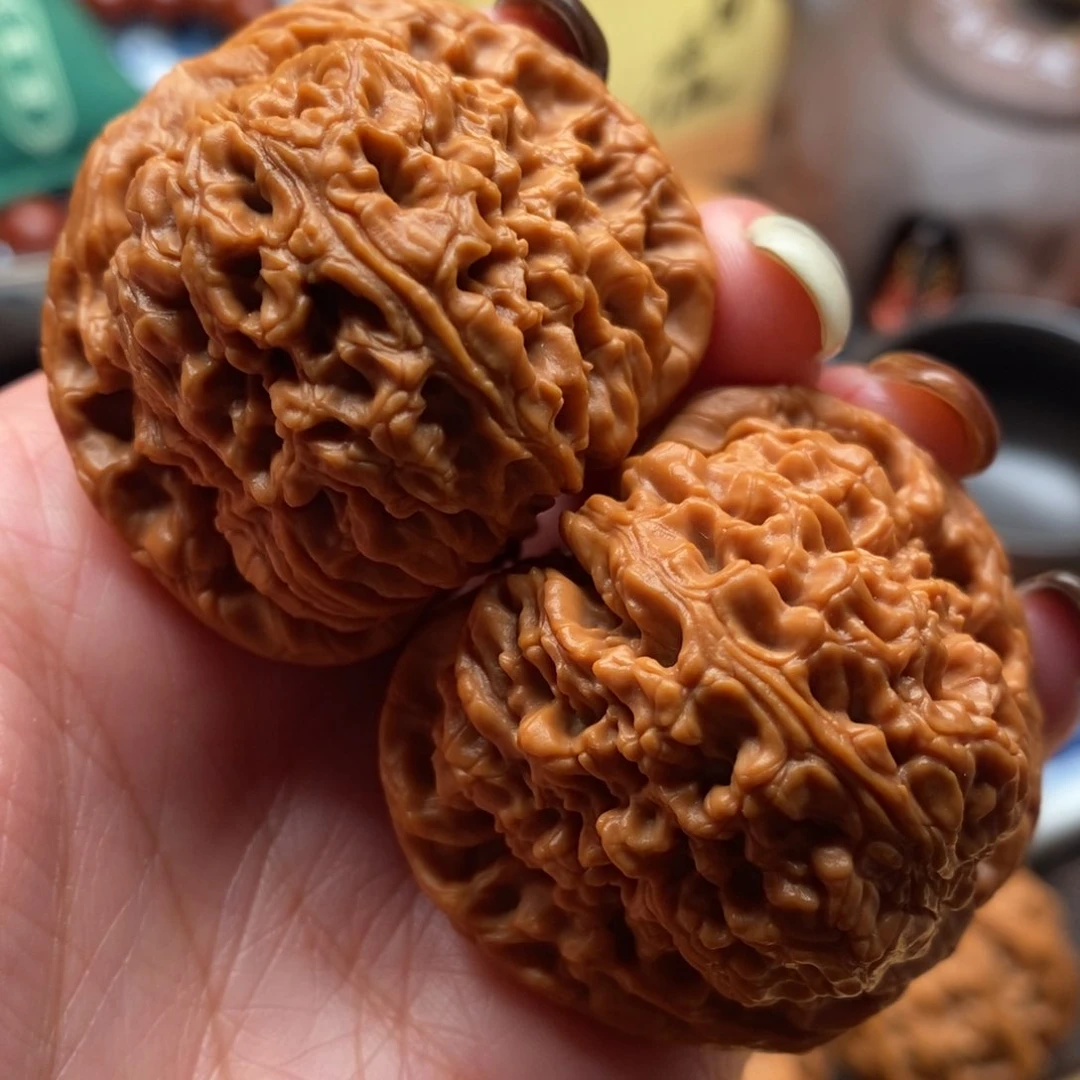 把件文玩核桃42尺寸全品南江石