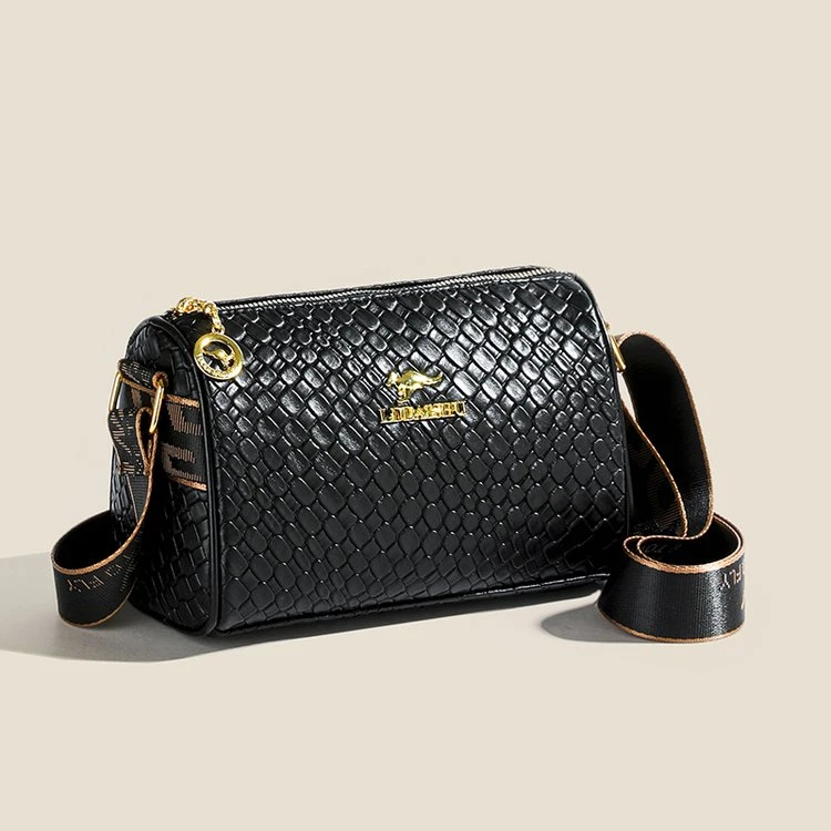 2025时尚新款时尚大容量编织包包8030黑色